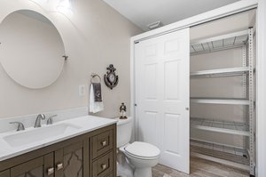 Half Bath with Storage