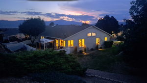 Exterior at dusk