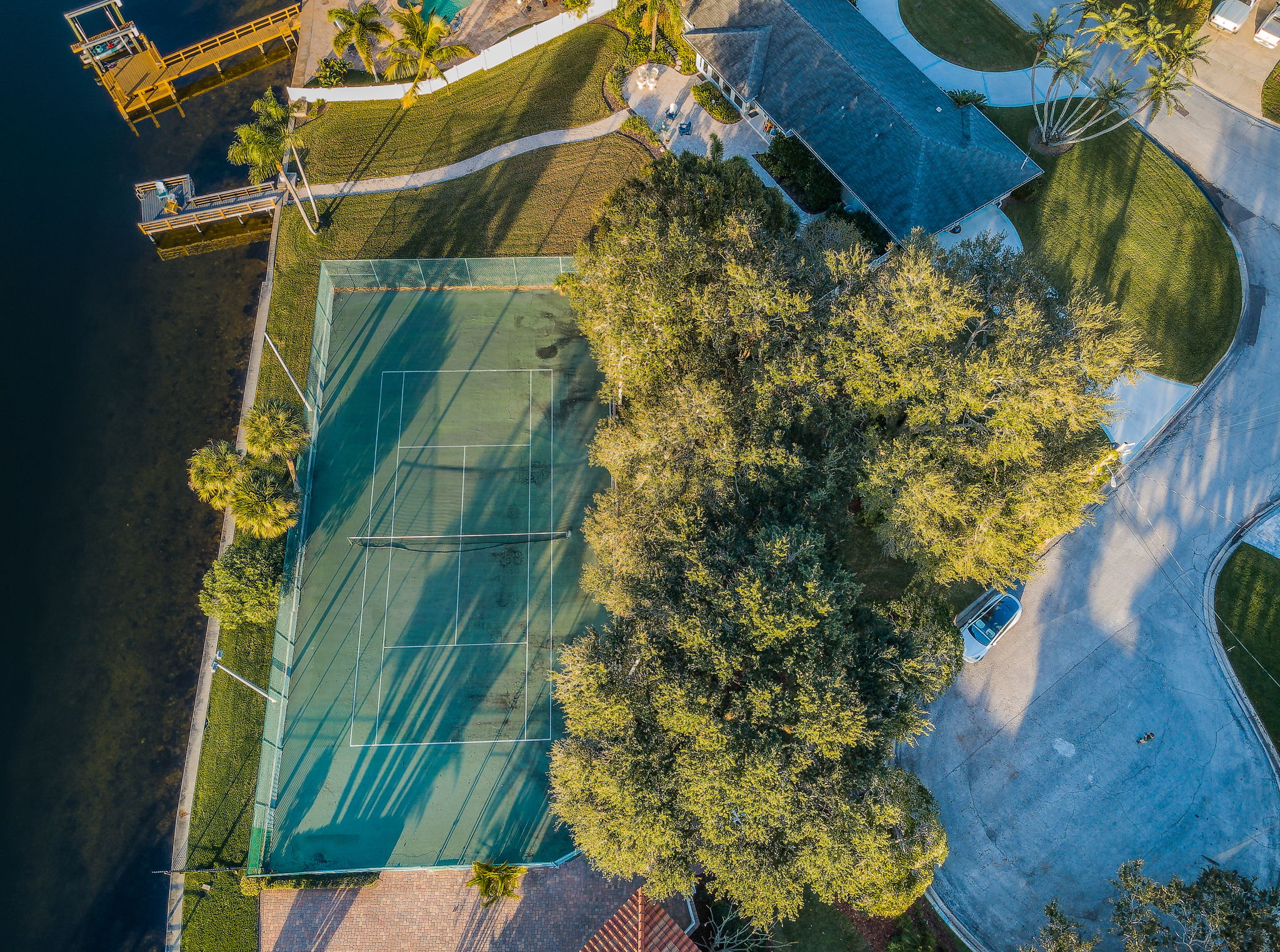 Adjacent Vacant Lot-Tennis Court Aerial2