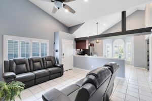 Living Room with View to Kitchen