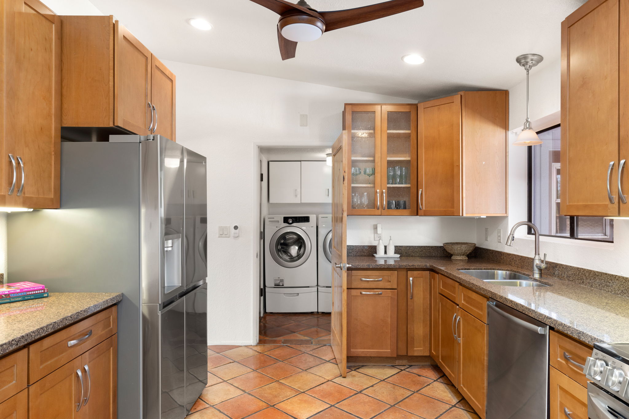 Kitchen to laundry room