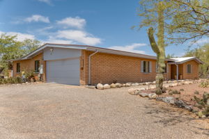 Two-car side entry garage