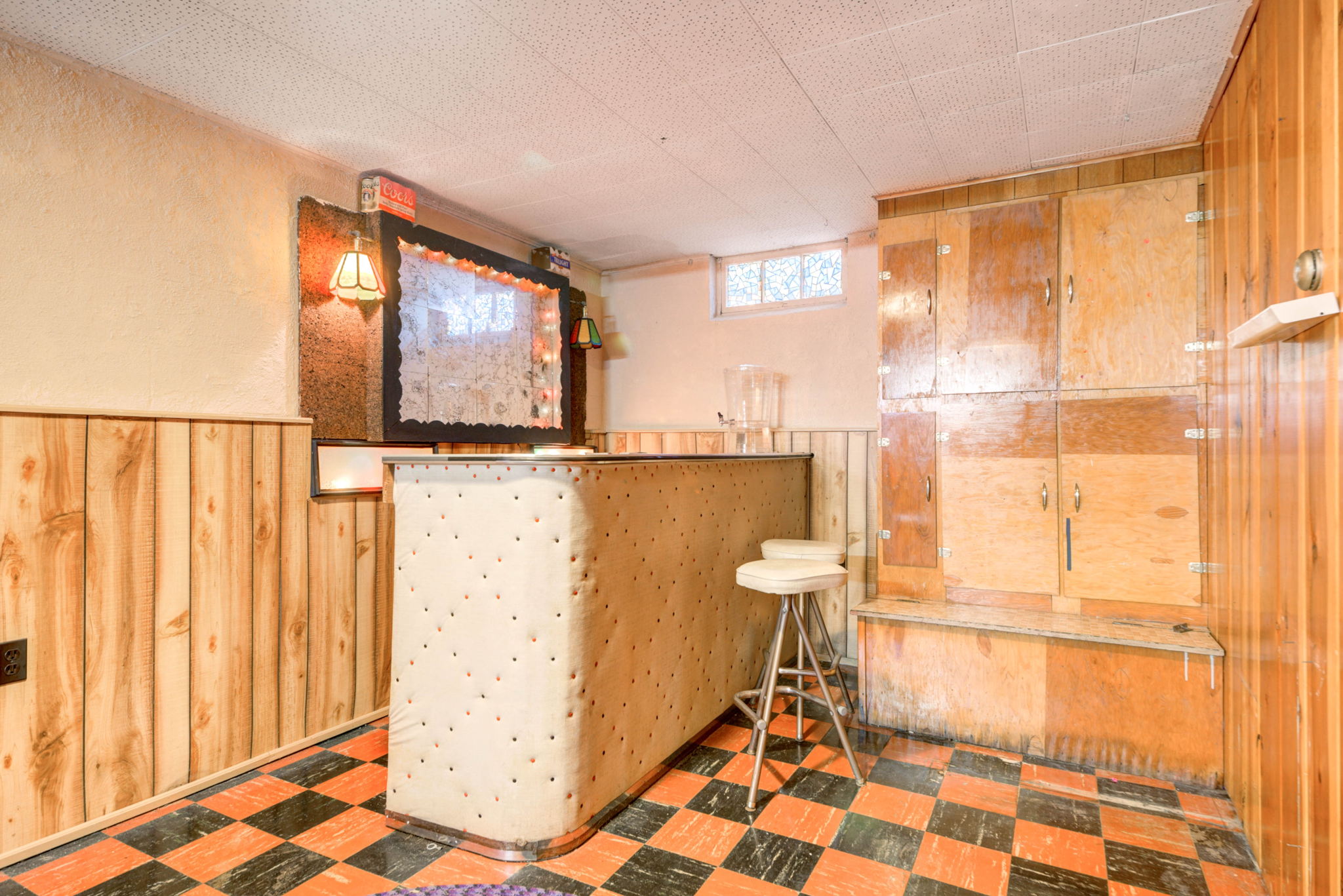 22- basement bar