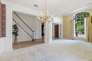 entrance to home 3rd living dining area