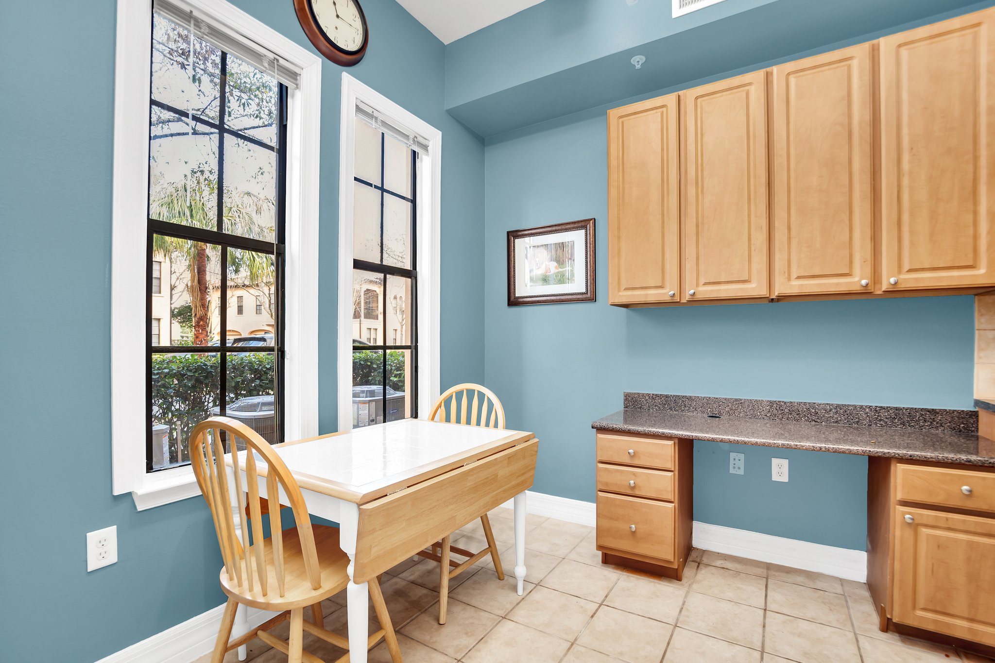 Eat-In Kitchen with Desk Area