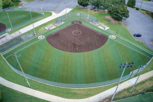 46 Aerial Terrell Mill Park Baseball Field Detail