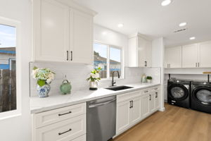 Bright Kitchen with NEW Stainless Appliances