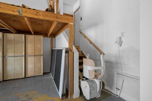 Electric Chair lift in garage