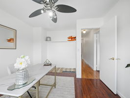 Bedroom staged as Office