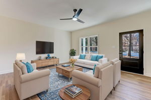 Living Room Virtual Staging