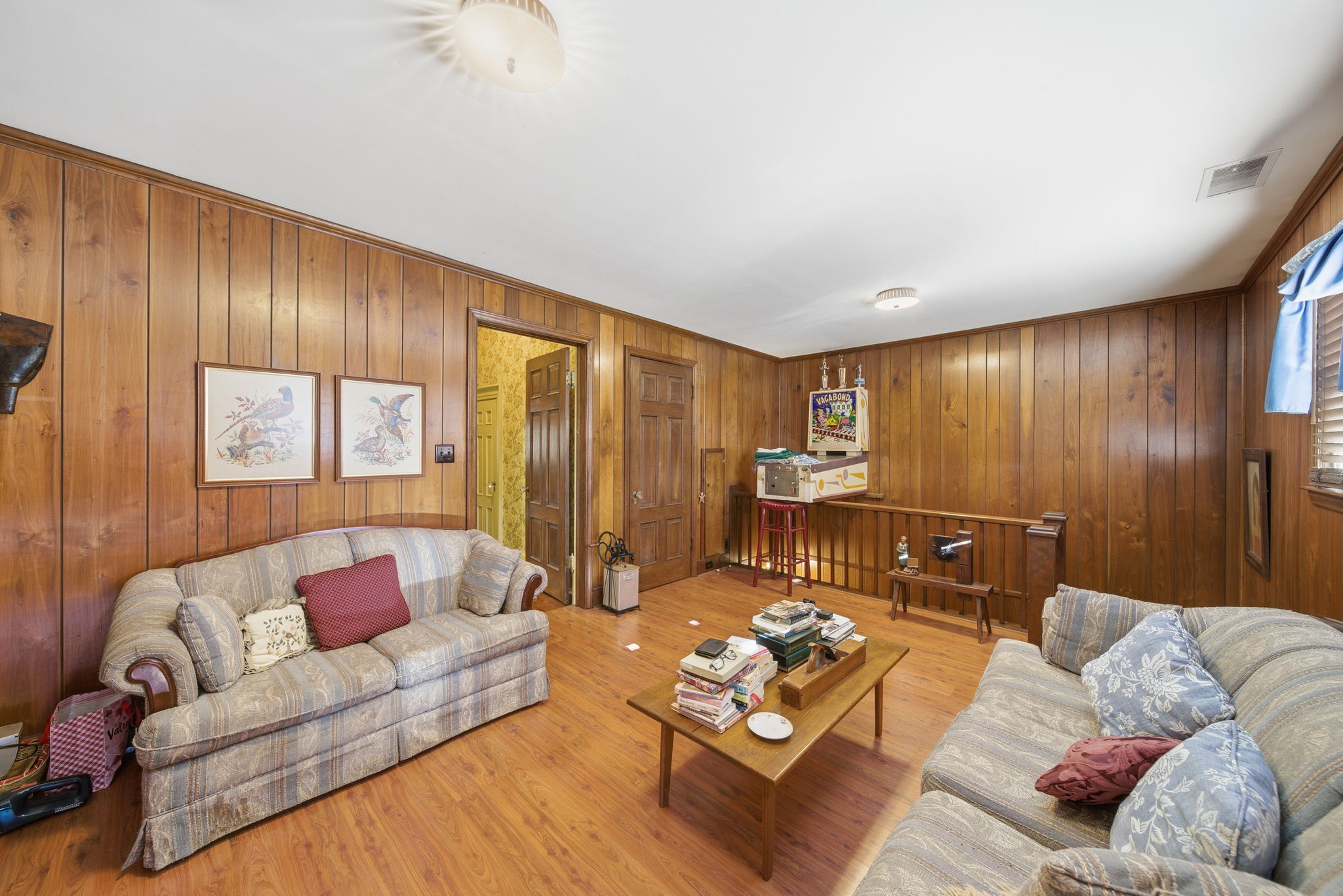 Upstairs Family Room Leads to Outside Deck