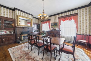 Formal Dining Room w/Walnut floor