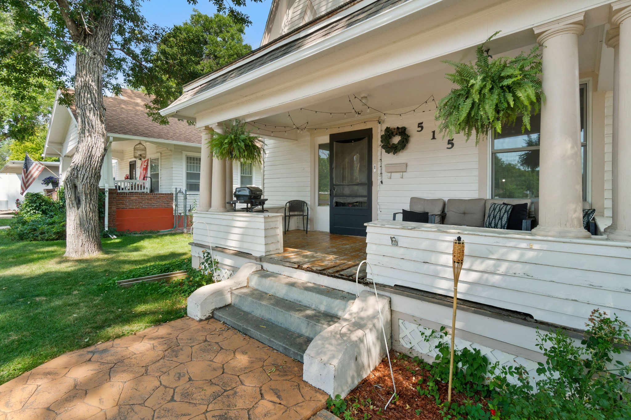 Large Covered Front Porch