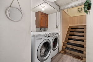 Laundry Located in the Basement