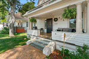 Large Covered Front Porch