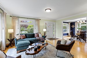 From here you can see where you've been and where you're going. That's the circular floor plan doing its job.