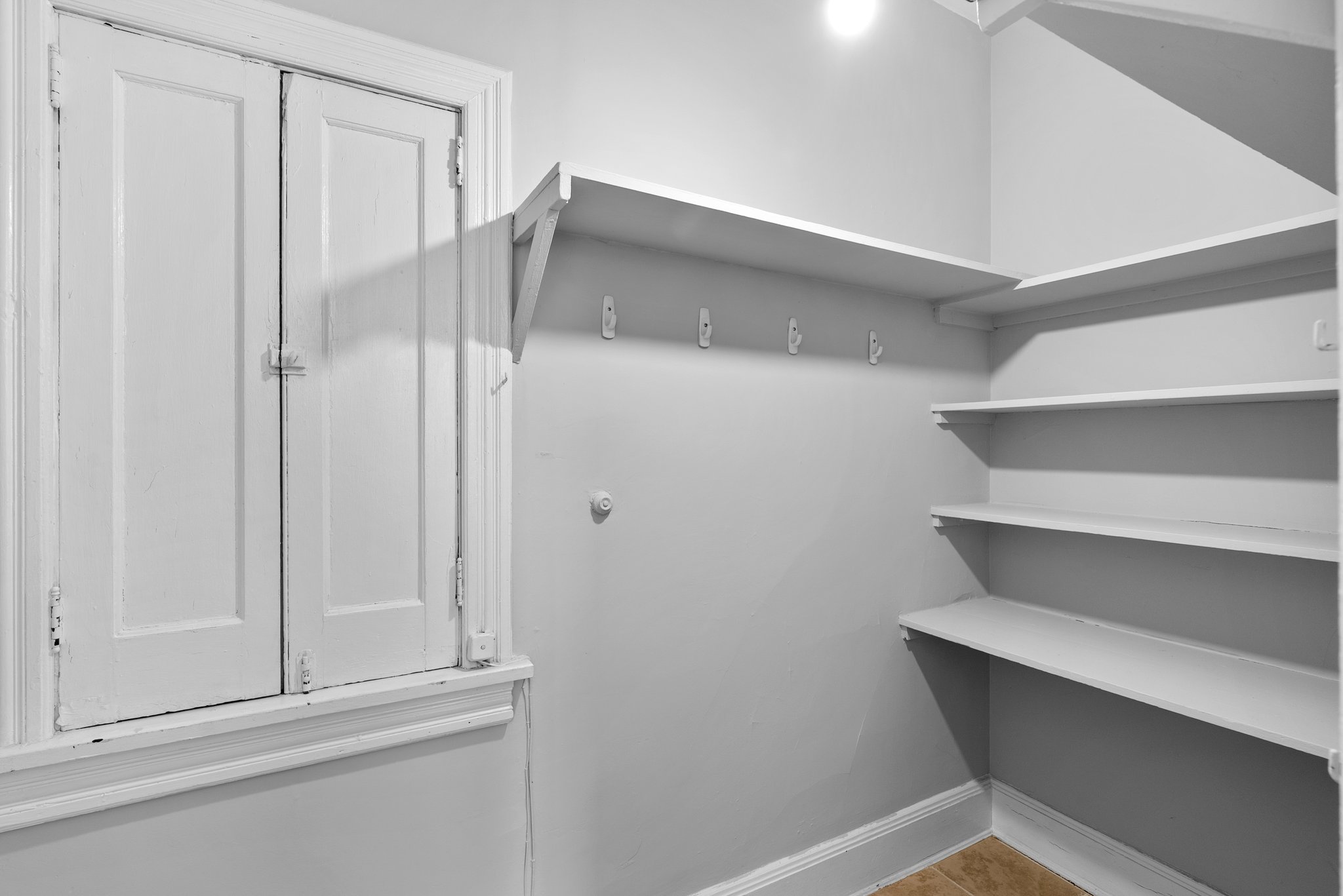 Walk-in pantry for tons of storage