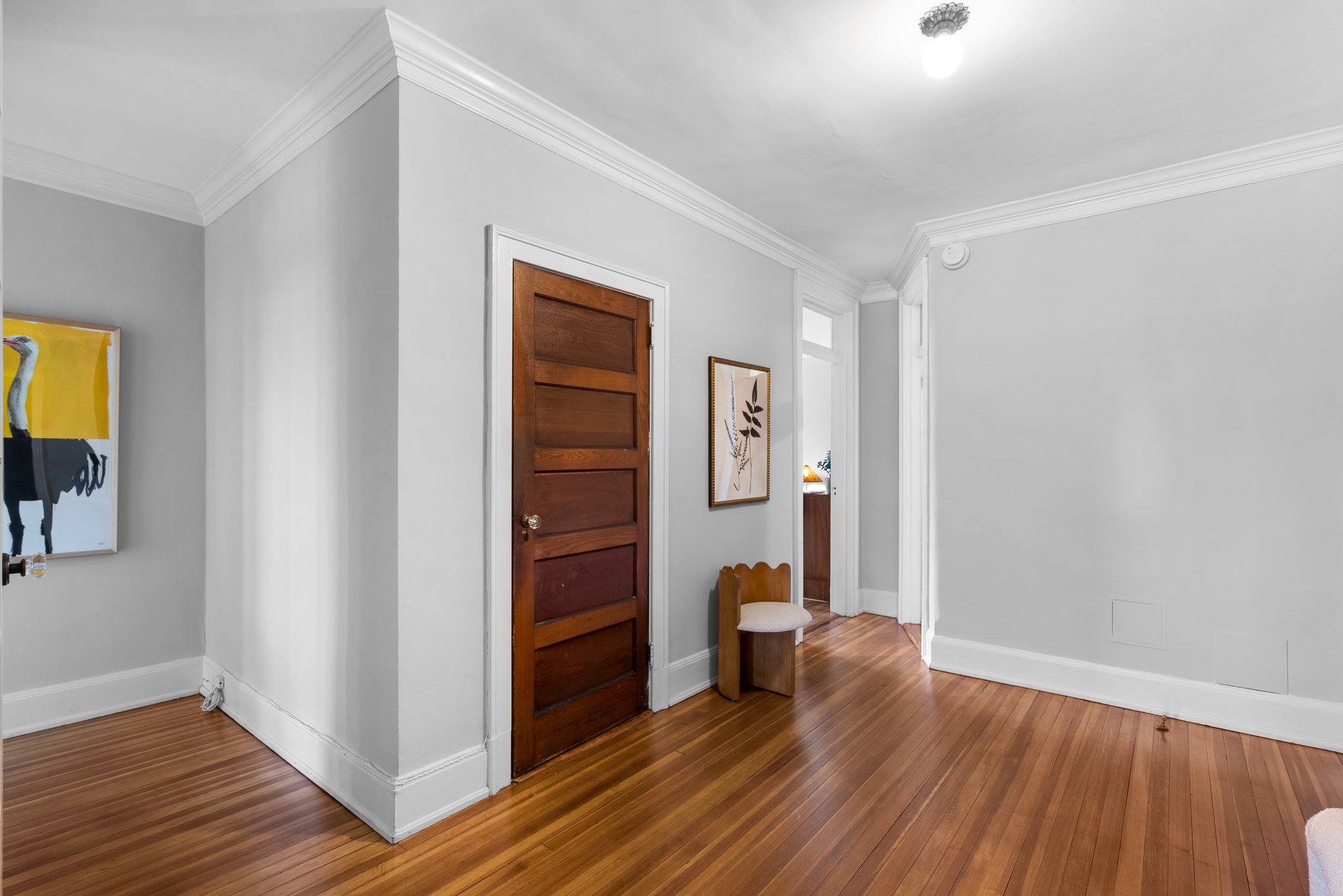 9' ceilings & crown molding throughout