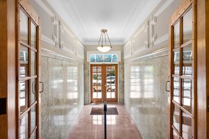 Main entrance & lobby with marble & terazzo floors