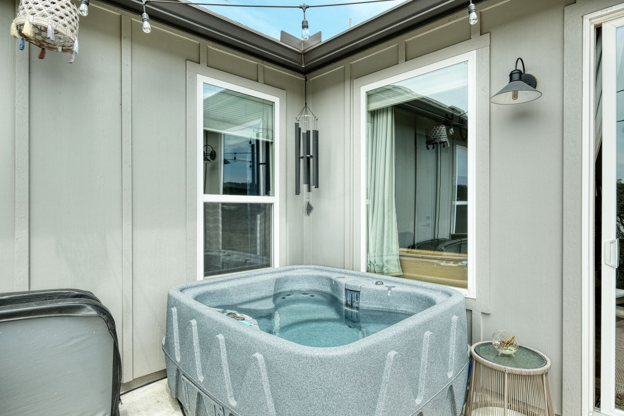 Deck and  Hot Tub