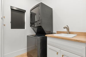 LOWER UNIT LAUNDRY ROOM