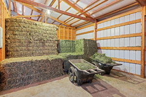 Hay and equipment storage