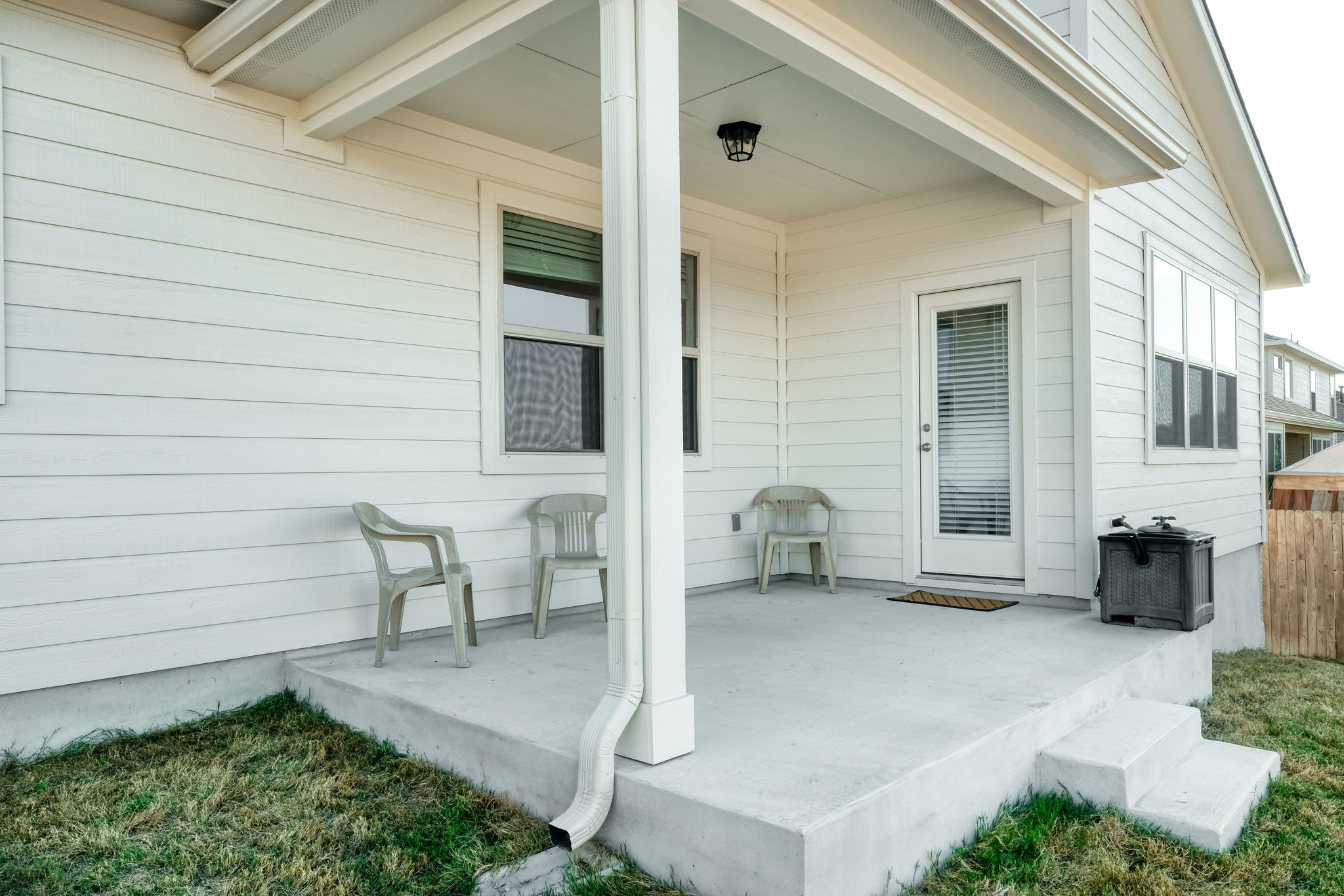 Covered Back Patio