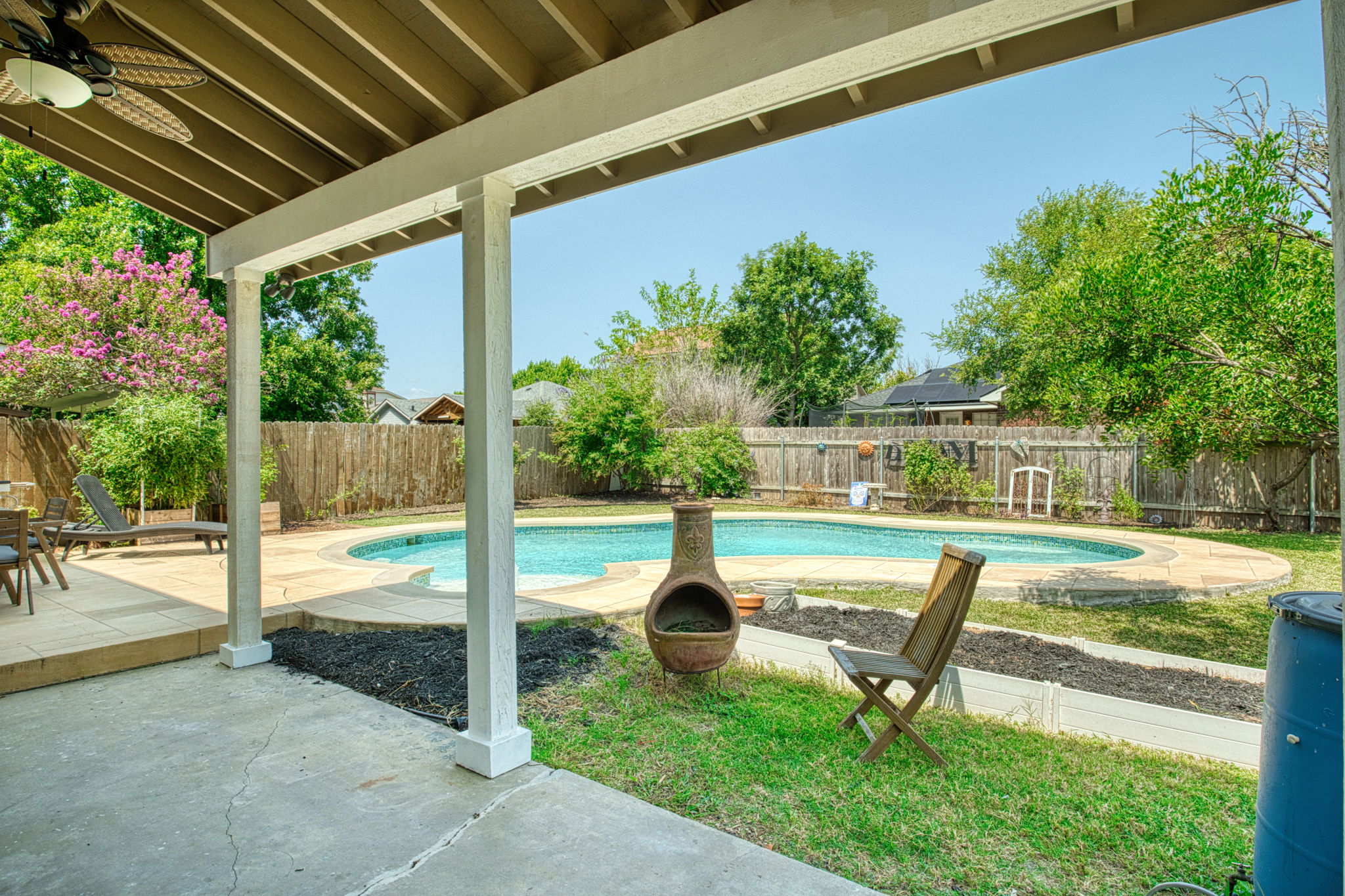 Patio and Pool