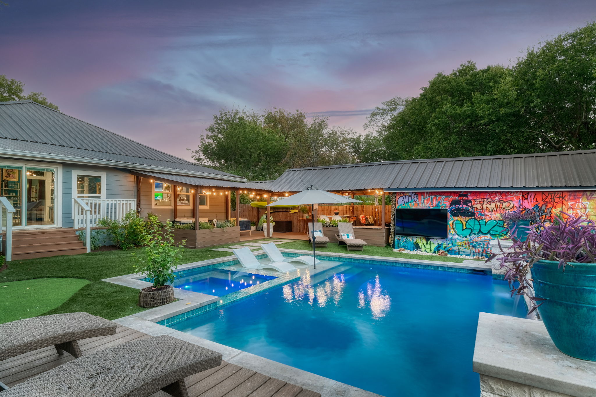 Pool and Back of House