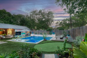 Back Yard and Pool