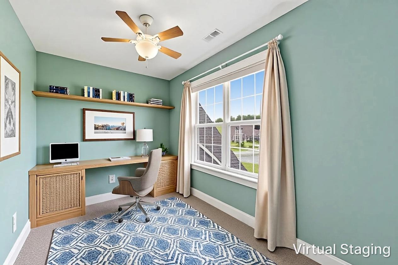 Office (Virtually Staged)