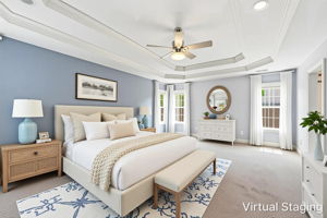 First Level Master Suite (Virtually Staged)