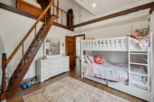 Check out the upstairs loft