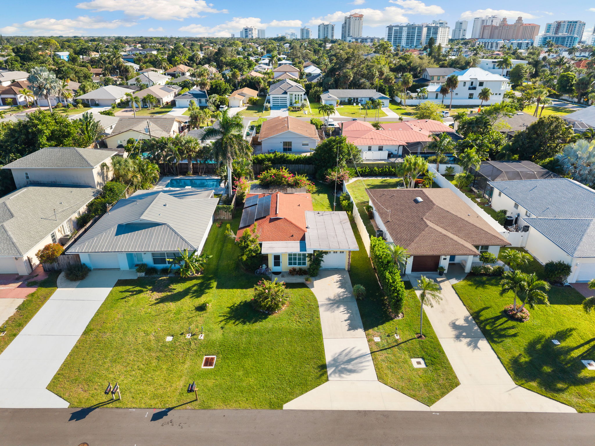 Drone Aerial facing South