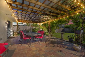 Back Patio at Night