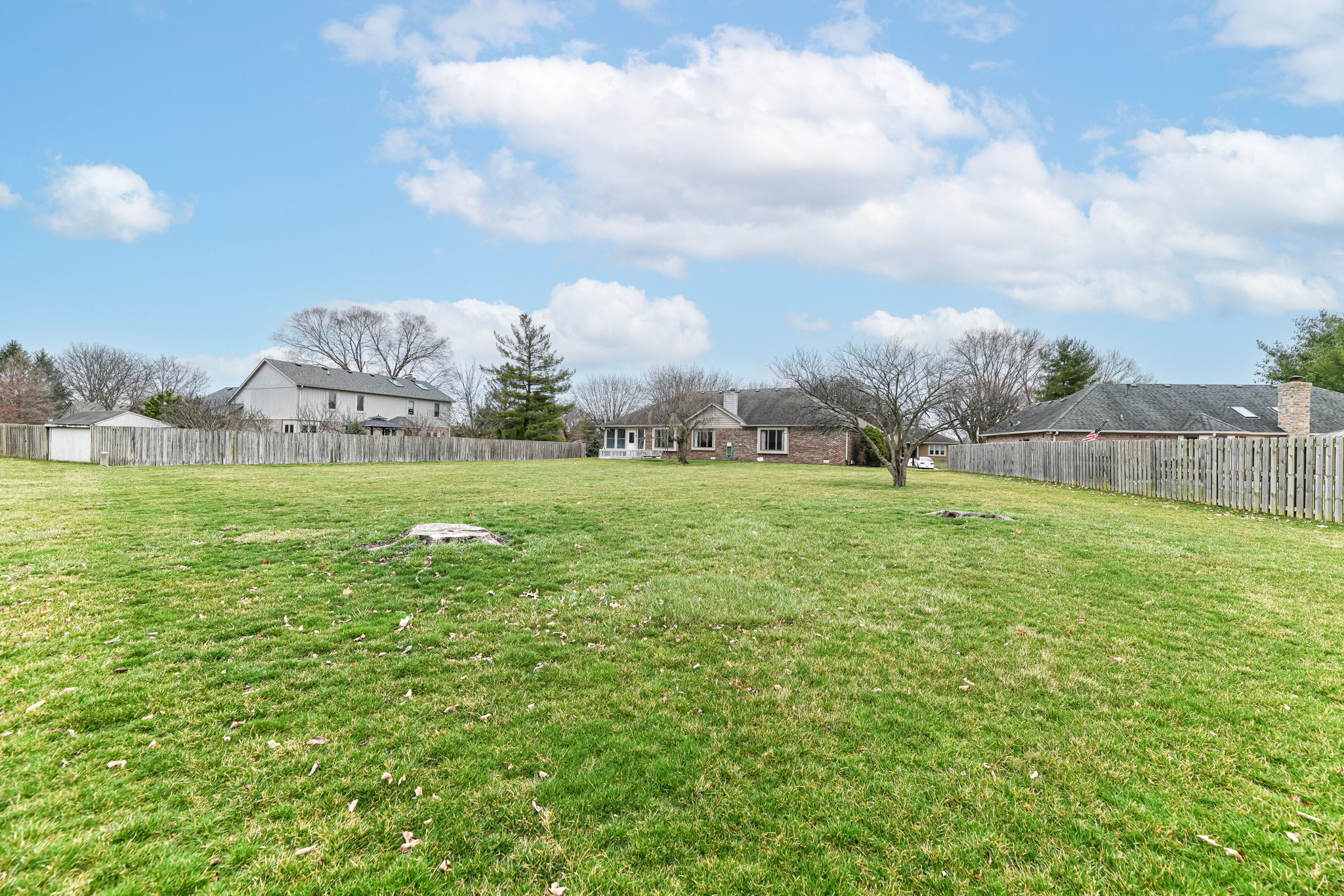 Spacious Back yard
