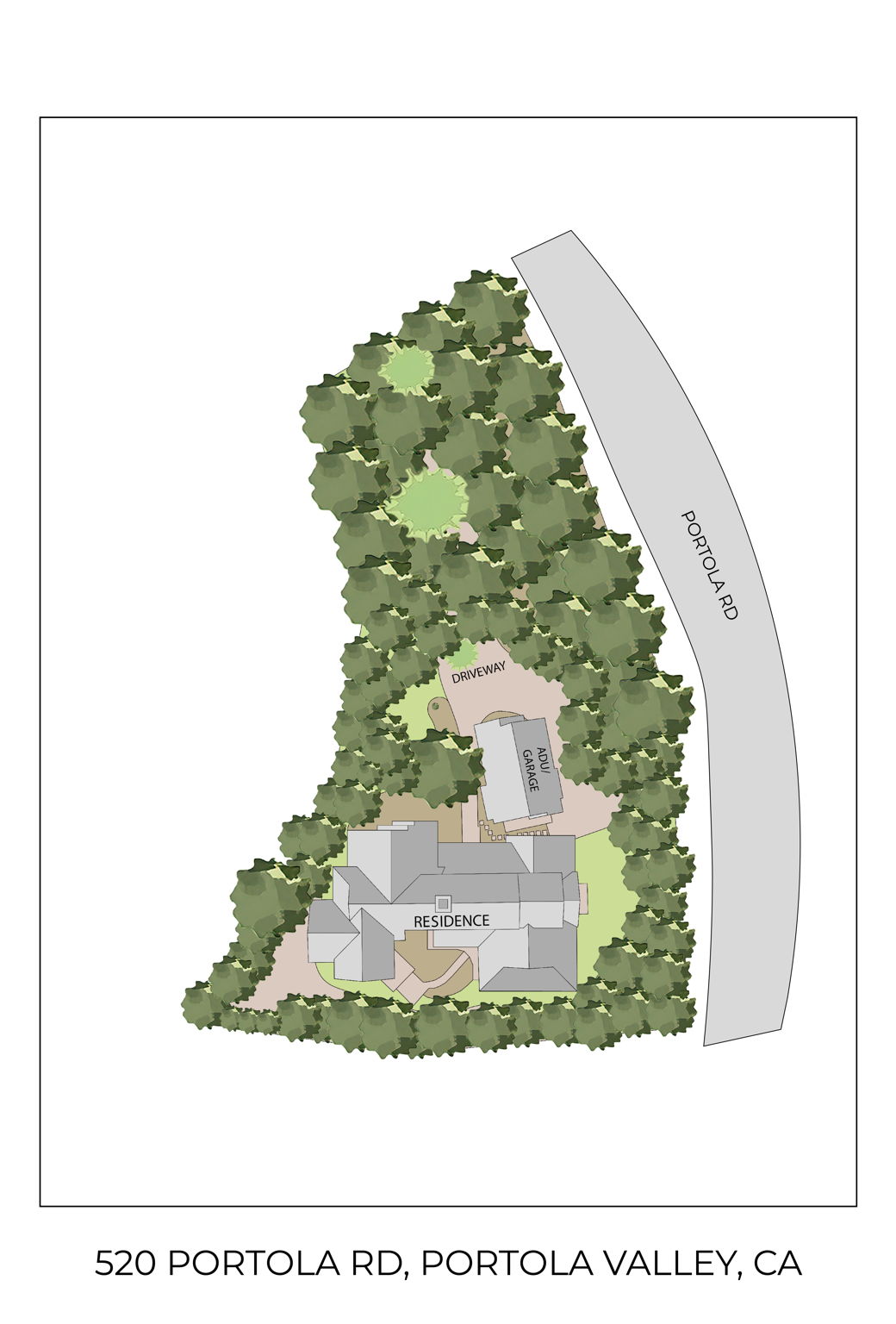 520 Portola Rd - Site Plan