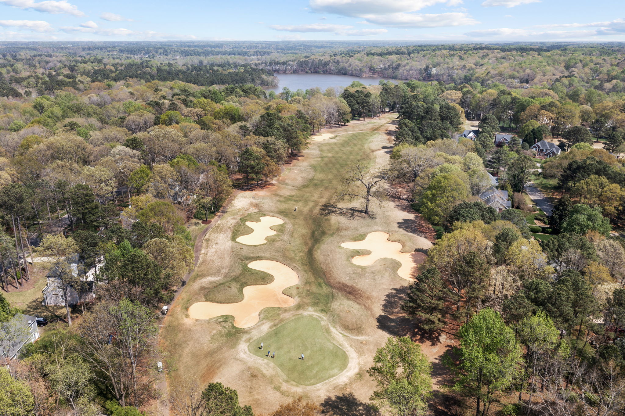 Aerial of hole #6