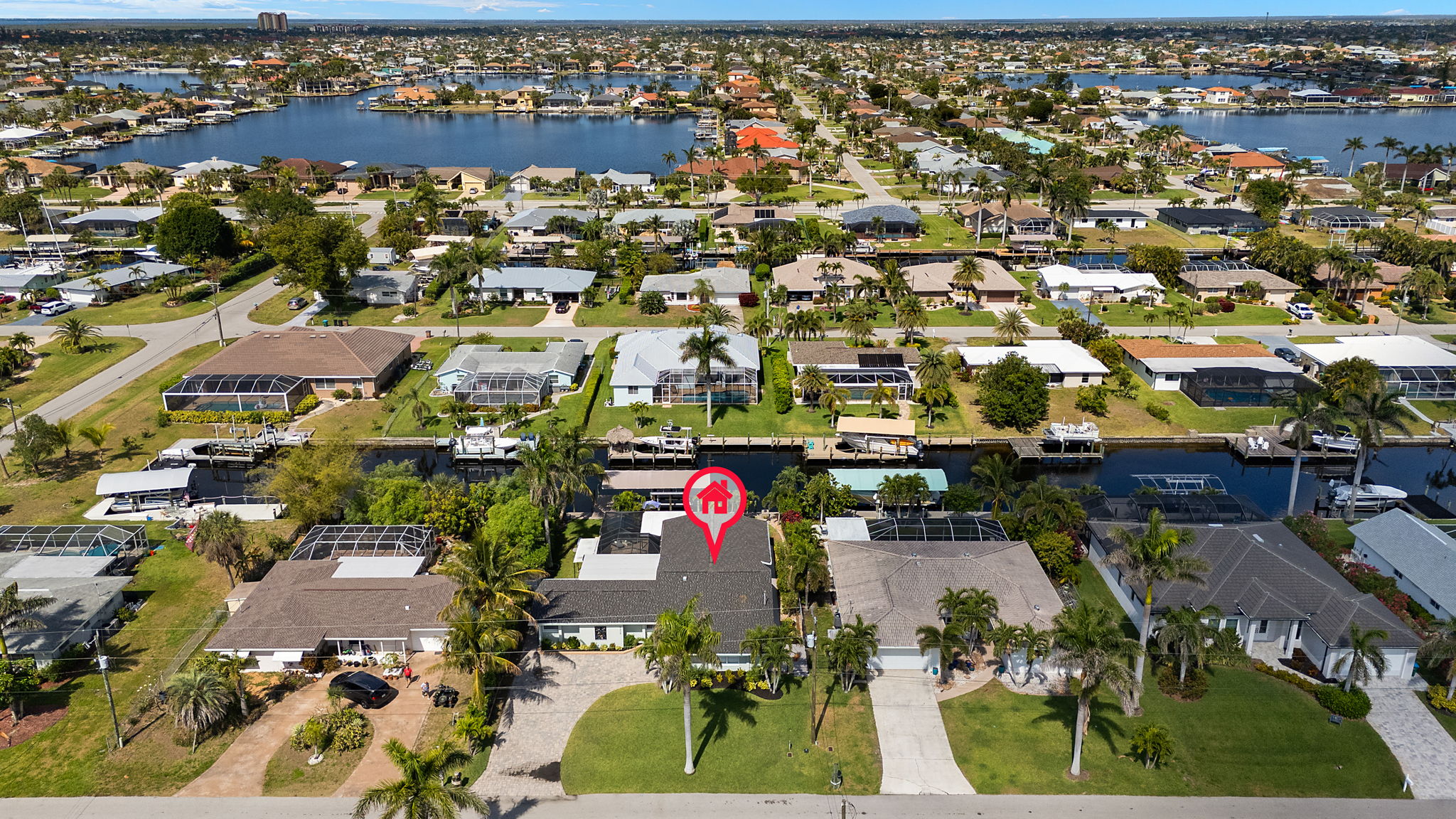 Aerial Front Exterior 2 -Marker