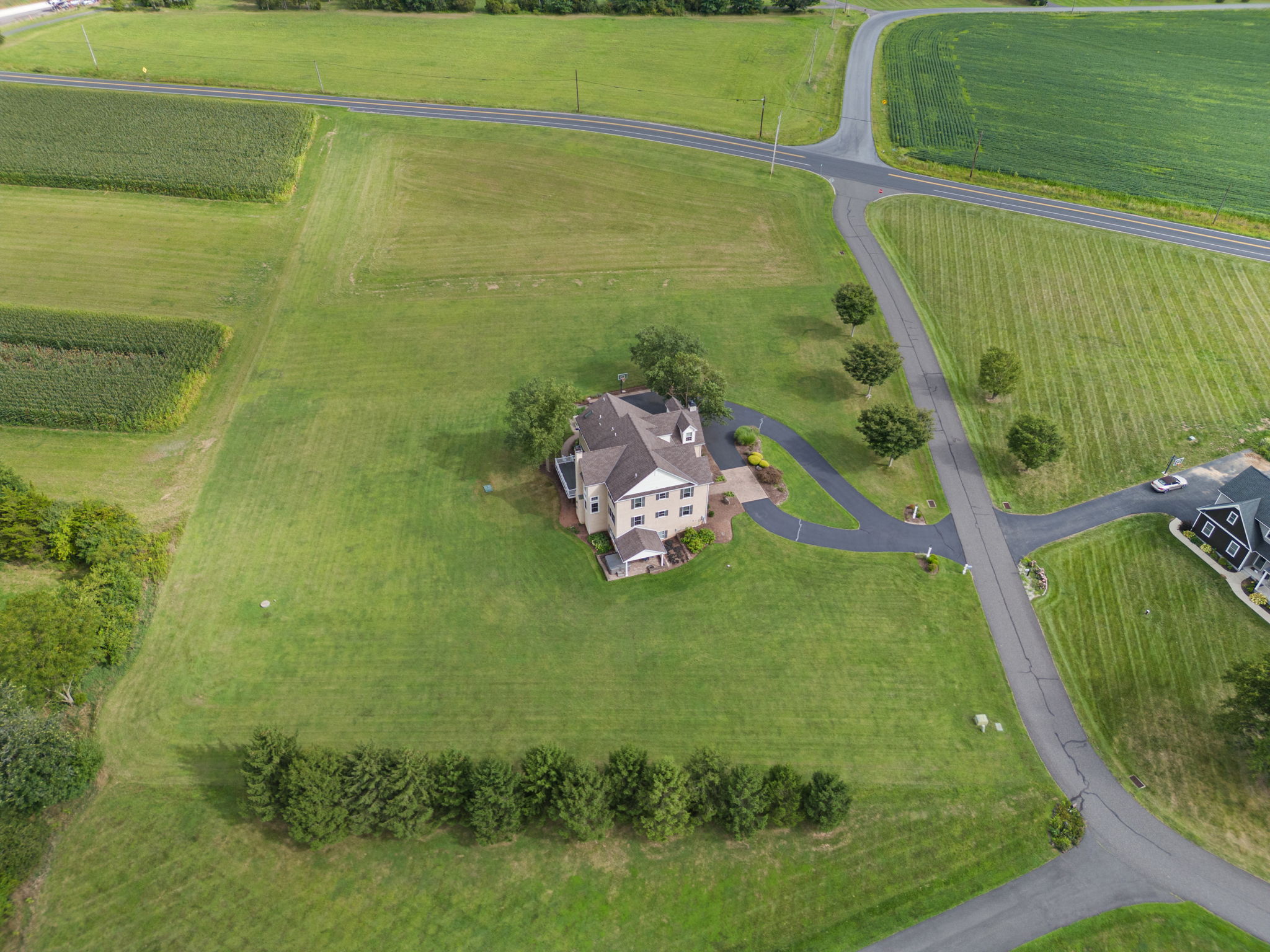 Aerial Back View