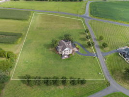 Aerial Back View w/ Lot Line