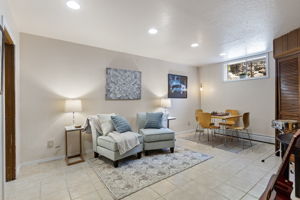 The bonus room. Game room, flex space, music room, whatever the lower level needs it to be.