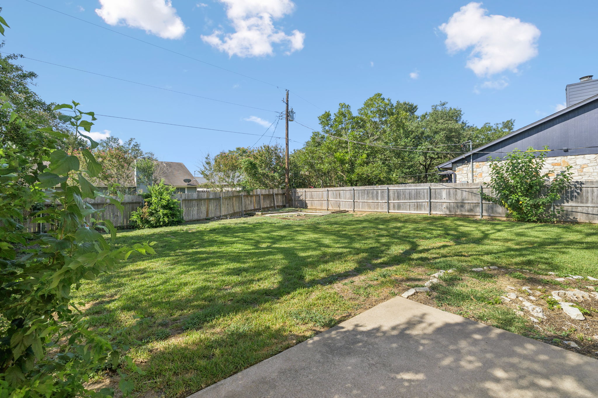 Spacious Backyard