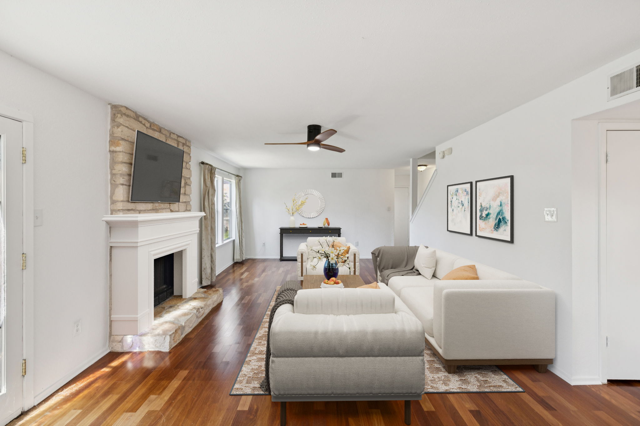 Living Room - Virtually Staged