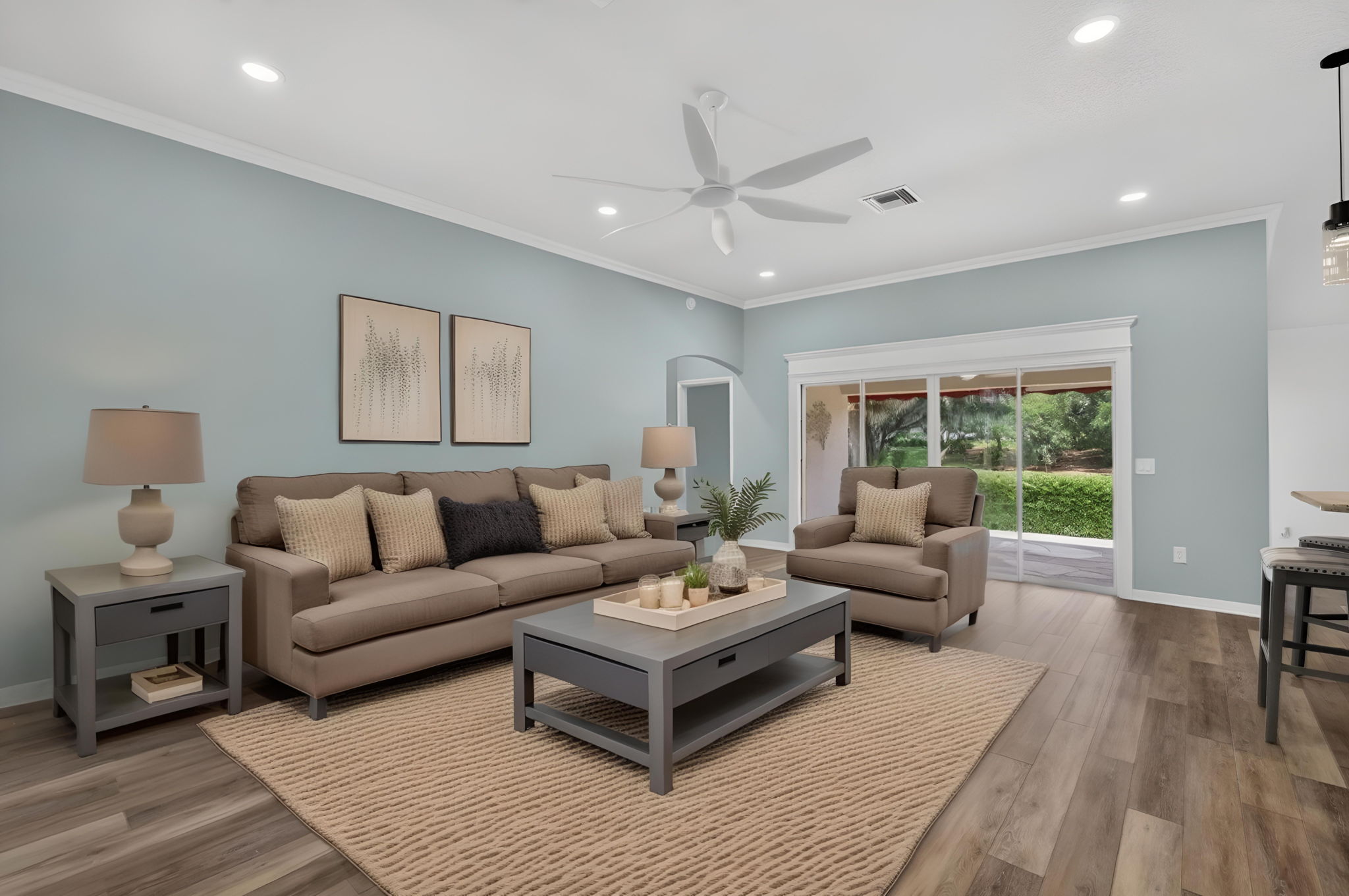 Living Room - Virtually Staged