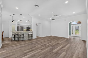 Kitchen and Living Room