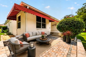 Paver Patio - Virtually Staged