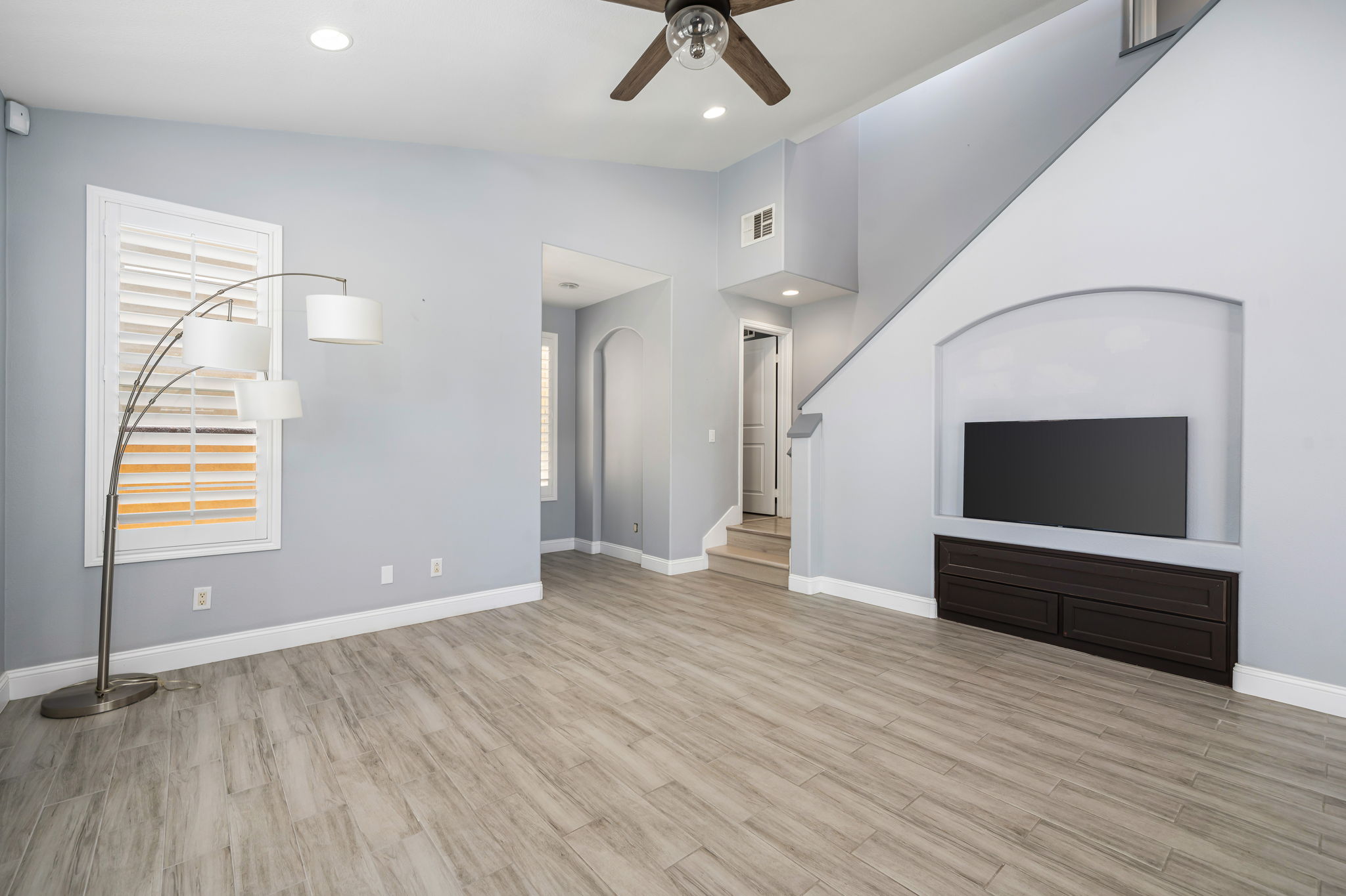 Family room to stairs