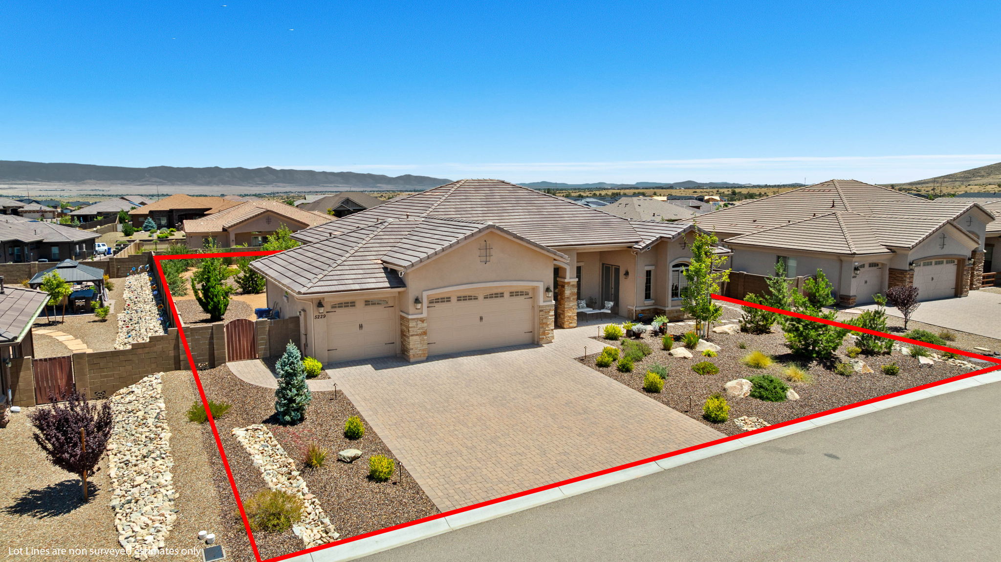 Aerial Front (2) Lot Lines