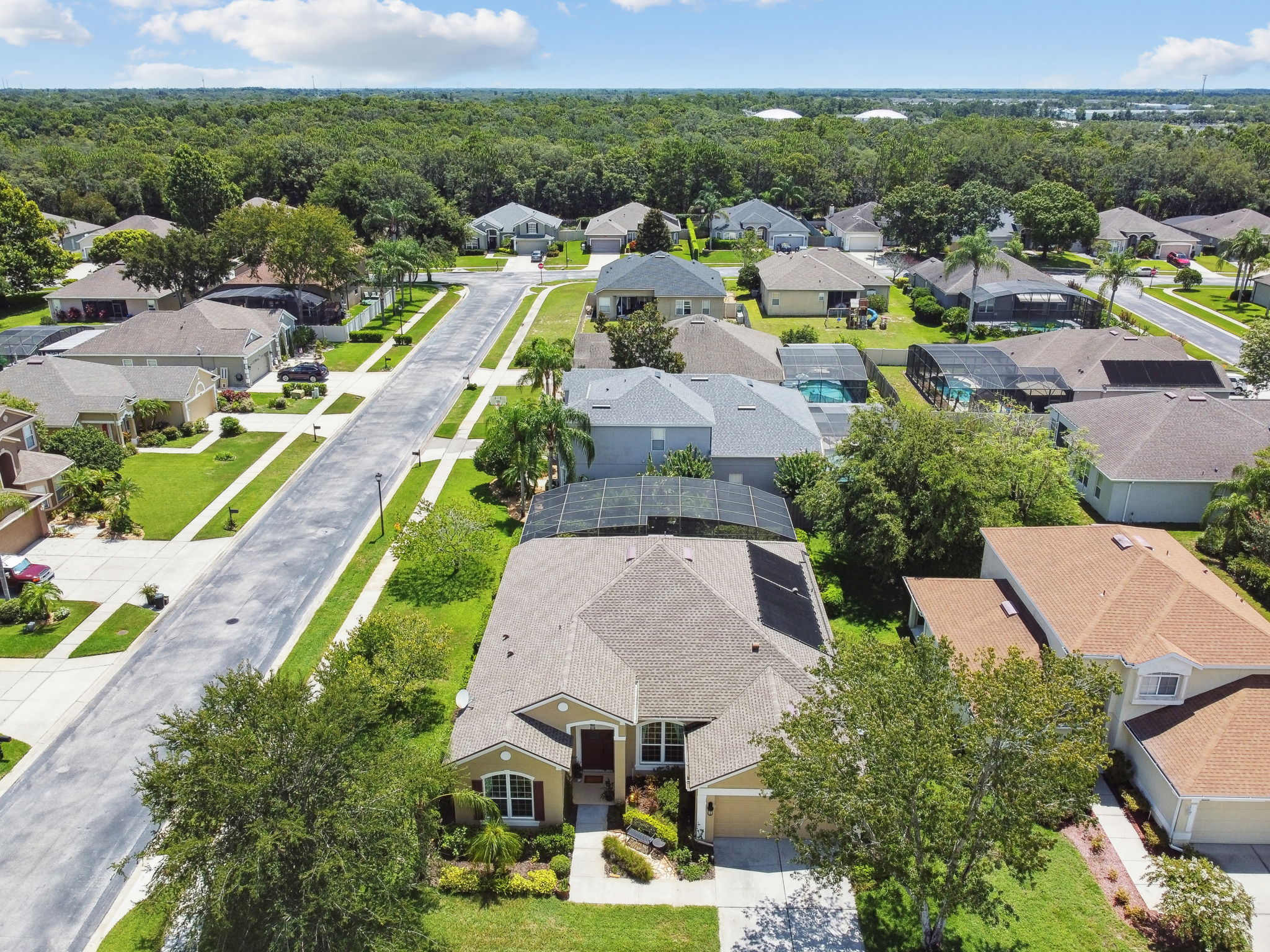 Aerial View - Corner Lot